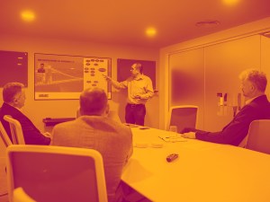 Amdaris Bristol office meeting process.